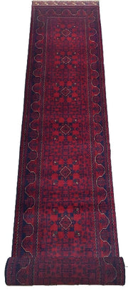 19' x 3' Orange Red Khal Momadi Rug