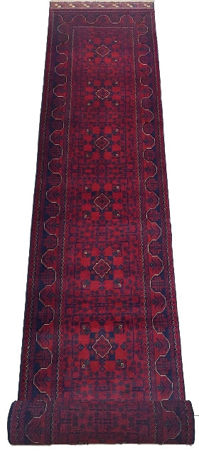 19' x 3' Orange Red Khal Momadi Rug