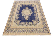 10' x 13' Blue Vintage Rug