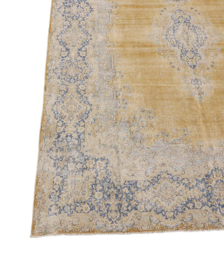 9' x 13' Gold Field Vintage Rug