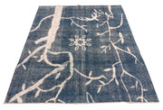 8' x 9' Grey Blue Rug