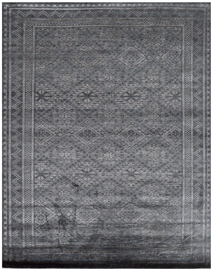 8' x 10' Brown Modern Rug