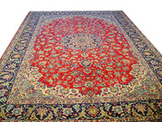 9' x 13' Pre Owned Persian Esfahan Najafabad Rug