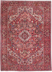 10' x 13' Red Persian Heriz Rug