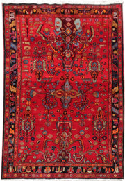 5' x 8' Red Persian Hamadan Rug