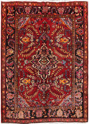 5' x 7' Red Persian Hamadan Rug