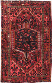 4' x 7' Red Persian Hamadan Rug