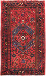 4' x 7' Red Persian Hamadan Rug