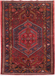 4' x 7' Red  Persian Hamadan Rug