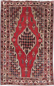 4' x 7' Red Persian Hamadan Rug