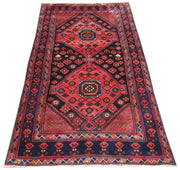 5' x 8' Red Persian Hamadan Rug