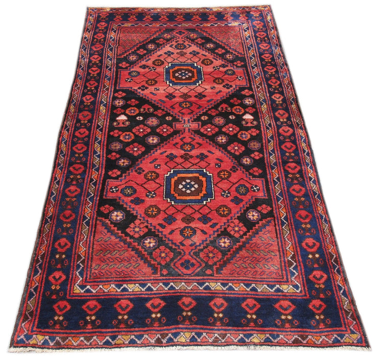 5' x 8' Red Persian Hamadan Rug