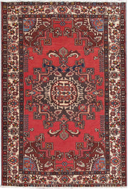 5' x 8' Red Persian Hamadan Rug