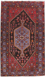 4' x 8' Red Persian Zanjan Rug