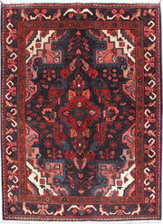 4' x 7' Red Persian Hamadan Rug