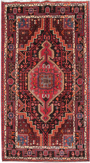 4' x 8' Red Persian Zanjan Rug