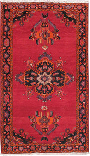 4' x 7' Red Persian Zanjan Rug