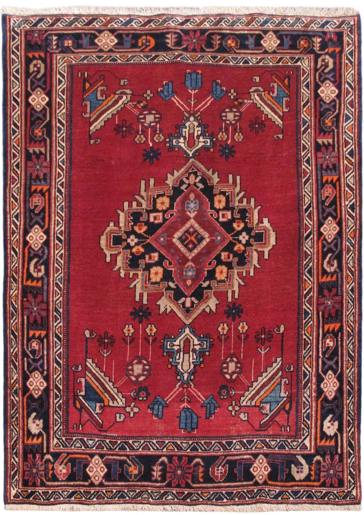 4' x 6' Persian Hamadan Rug