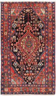 4' x 7' Red Persian Hamadan Rug