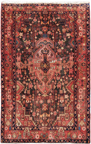 4' x 7' Red Persian Hamadan Rug