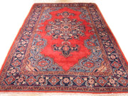 5' x 9' Red Persian Hamadan Runner Rug