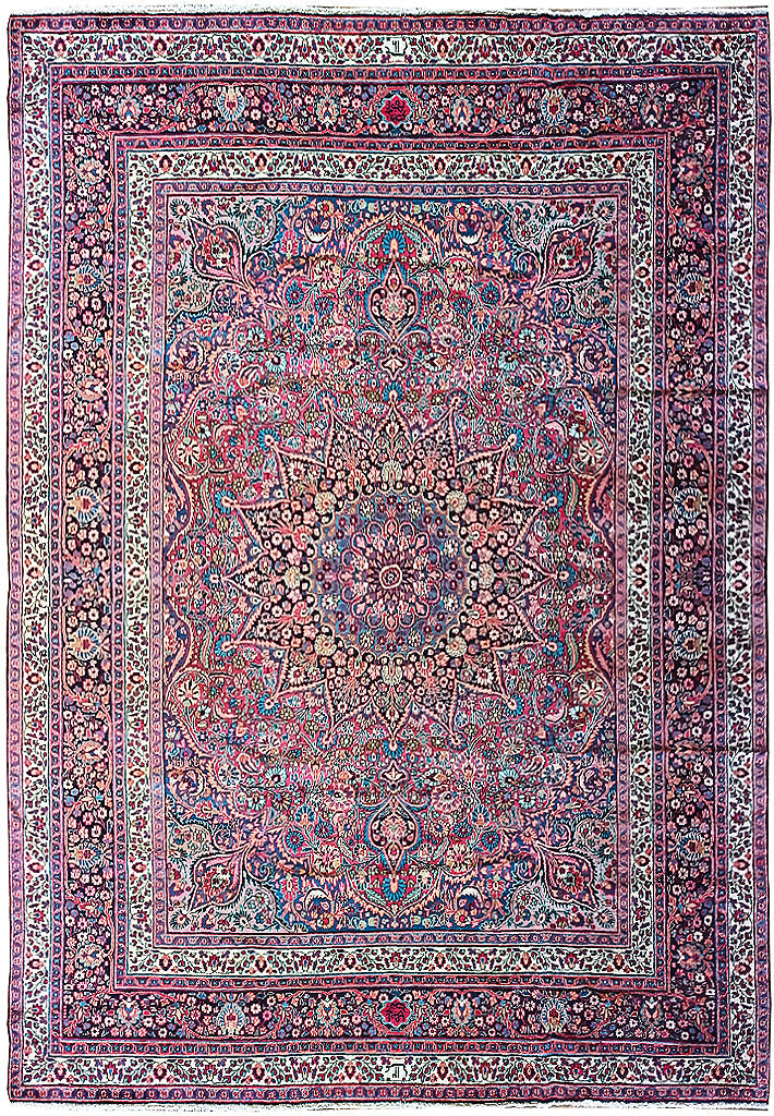 9' x 12' Antique Authentic Persian Sheik Safi Rug