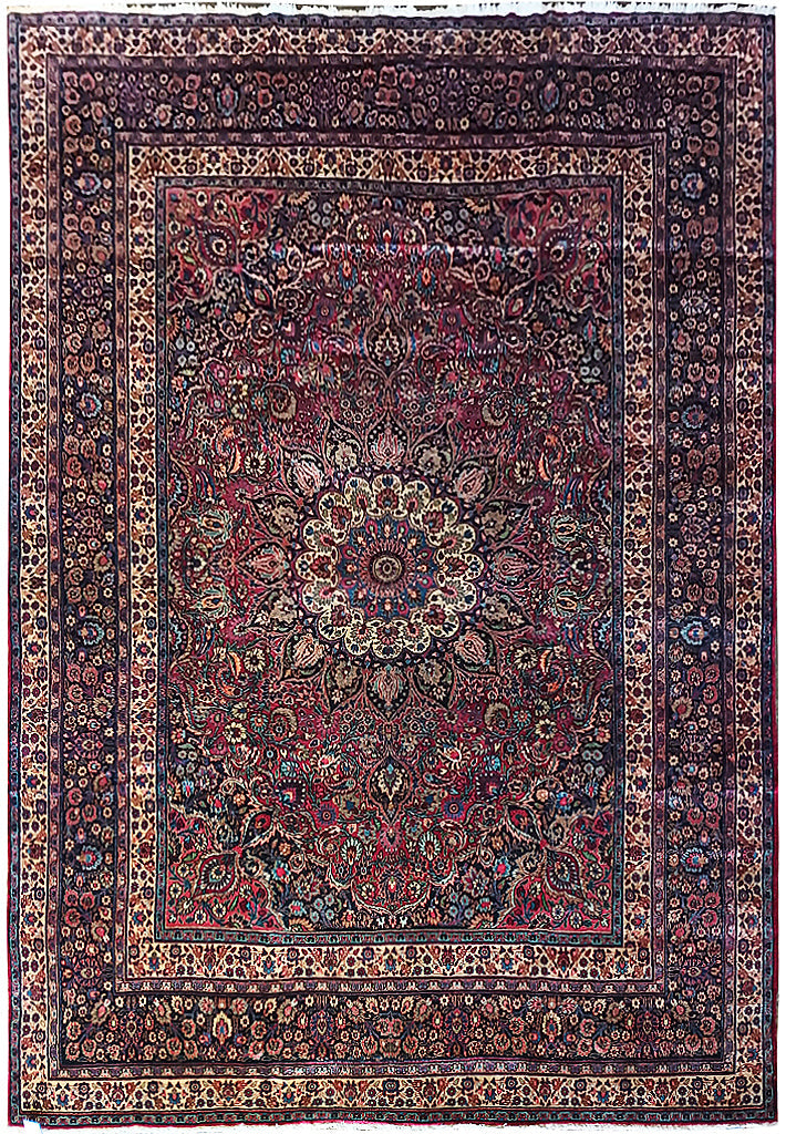 10' x 14' Genuine ANTIQUE Persian Khorasan Sheik Safi Rug AMAZING CARPET