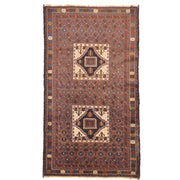 4' x 6' Multi-Color Quality Tribal Baluch Rug