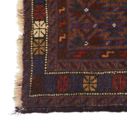 4' x 6' Multi-Color Quality Tribal Baluch Rug