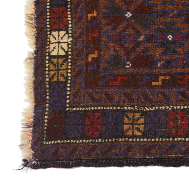 4' x 6' Multi-Color Quality Tribal Baluch Rug