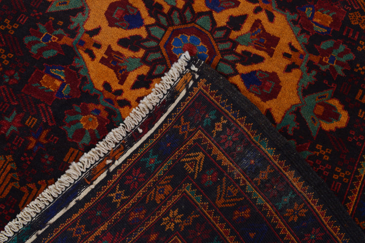 4' x 6' Black Quality Tribal Baluch Rug