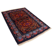 4' x 6' Multi-Color Quality Tribal Baluch Rug