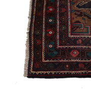 4' x 6' Multi-Color Quality Tribal Baluch Rug