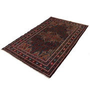 4' x 6' Multi-Color Quality Tribal Baluch Rug