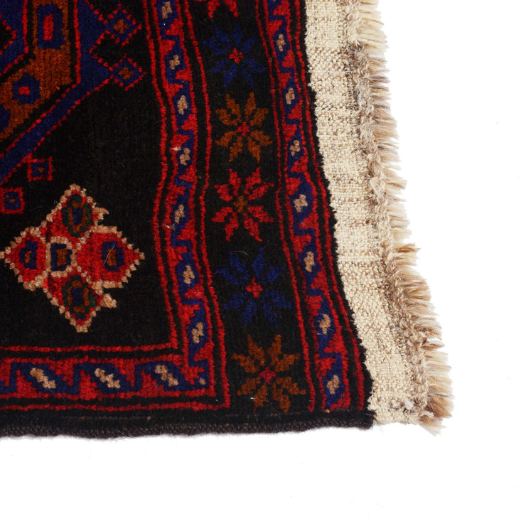 4' x 7' Red Quality Tribal Baluch Rug