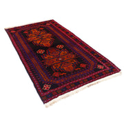 4' x 7' Red Quality Tribal Baluch Rug