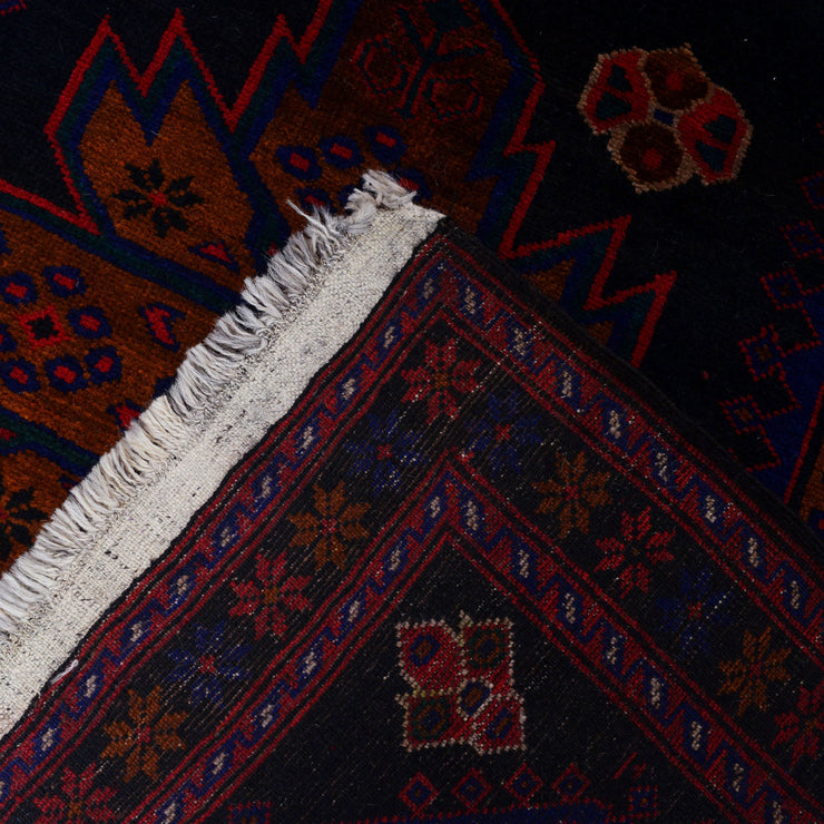 4' x 7' Red Quality Tribal Baluch Rug