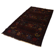 4' x 7' Multi-Color Quality Tribal Baluch Rug