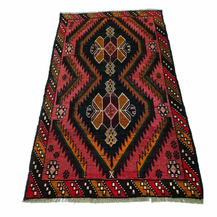 4' x 6' Multi-Color Quality Tribal Baluch Rug