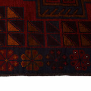 4' x 7' Primitive Quality Wool Tribal Baluch Rug