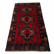 3' x 6' Ethnic Tribal Baluch Afghanistan Rug