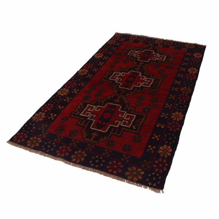 3' x 6' Ethnic Tribal Baluch Afghanistan Rug