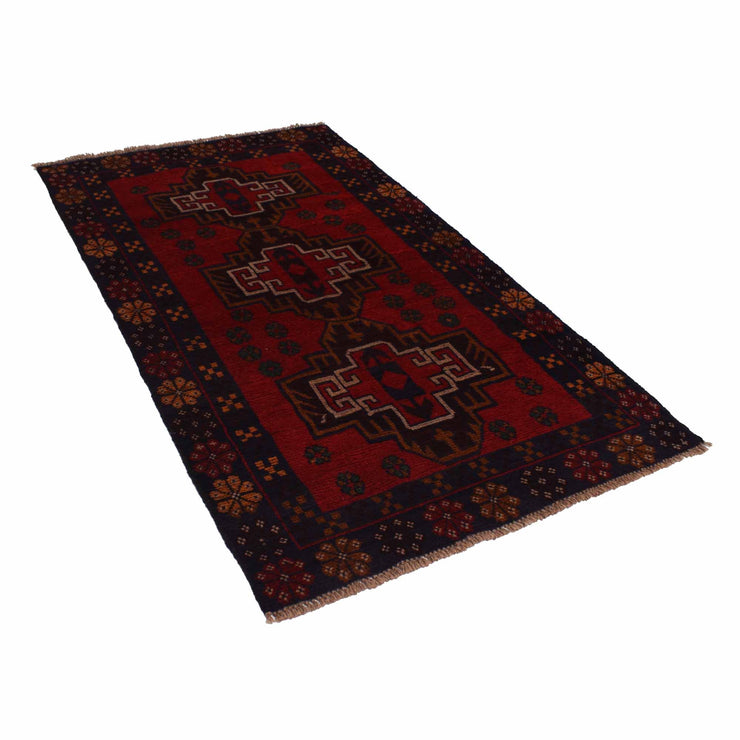 3' x 6' Ethnic Tribal Baluch Afghanistan Rug