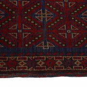 4' x 6' Dark Red Quality Tribal Baluch Rug