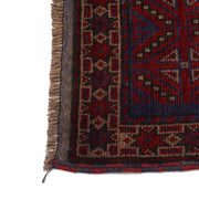 4' x 6' Dark Red Quality Tribal Baluch Rug