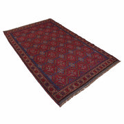 4' x 6' Dark Red Quality Tribal Baluch Rug