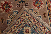 3' x 10' Beautiful Handmade Peanut Brown Kazak Rug- Natural Wool