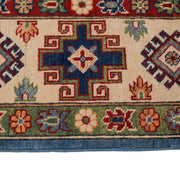 6' x 10' Beautiful Handmade Blue Kazak Rug- Natural Wool