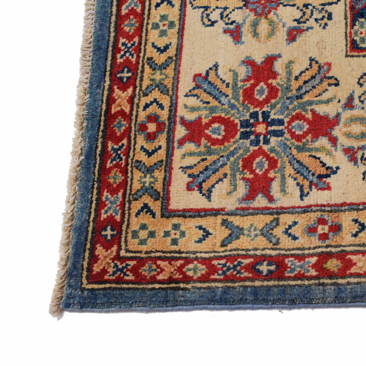 8' x 10' Beautiful Handmade Blue Kazak Rug- Natural Wool