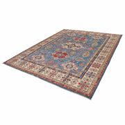 8' x 10' Beautiful Handmade Blue Kazak Rug- Natural Wool